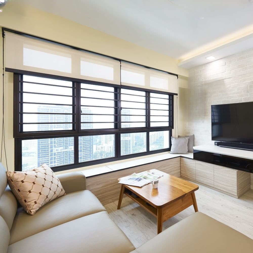 Secure and Stylish Zip track blinds Solutions for Singapore HDB &amp; Condos