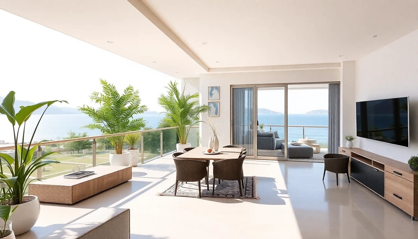 Stunning view of an apartment for sale where to buy apartment in alanya by the Mediterranean.