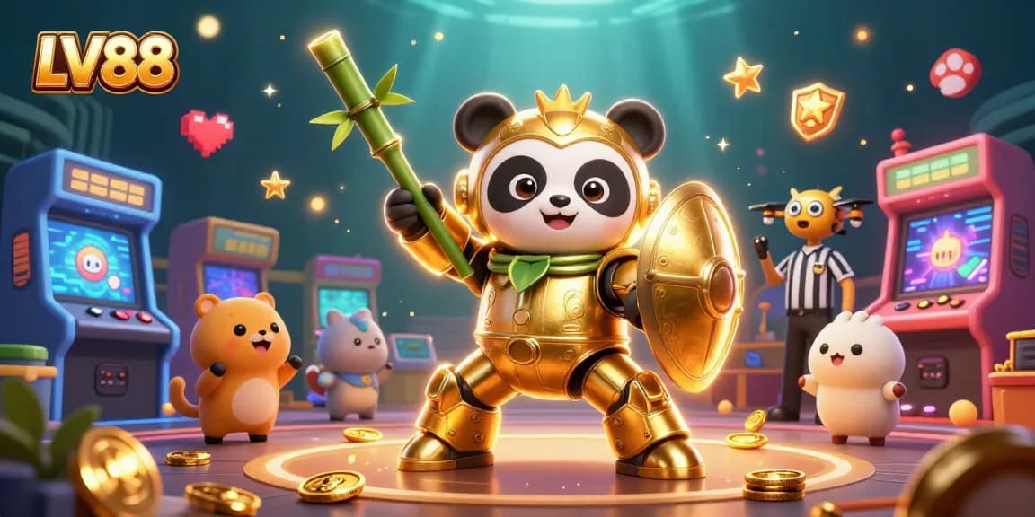Engage in thrilling LV88 casino action with vibrant 3D immersive gameplay elements.