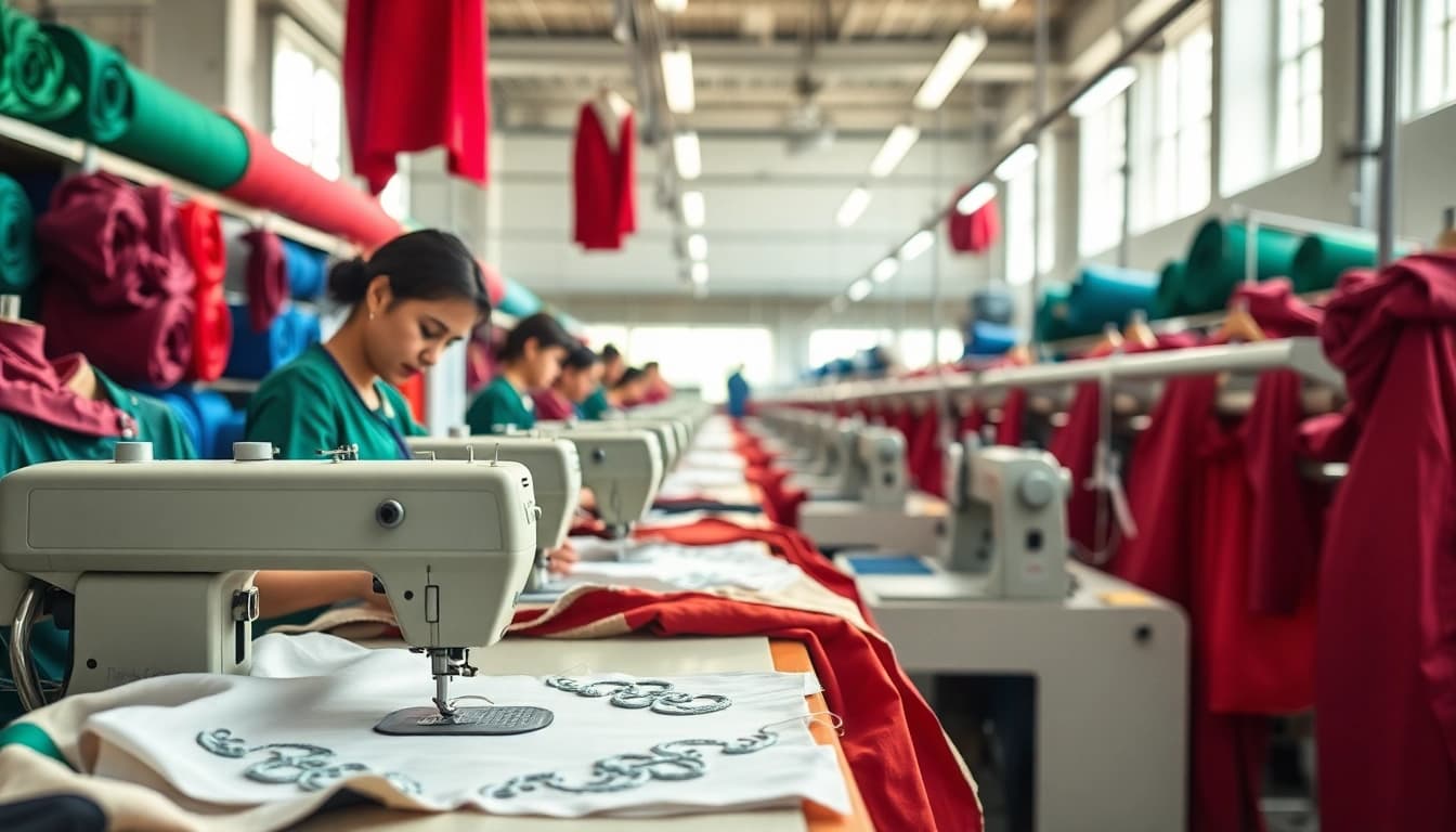 High Quality Clothing Manufacturer crafting garments with expert precision.