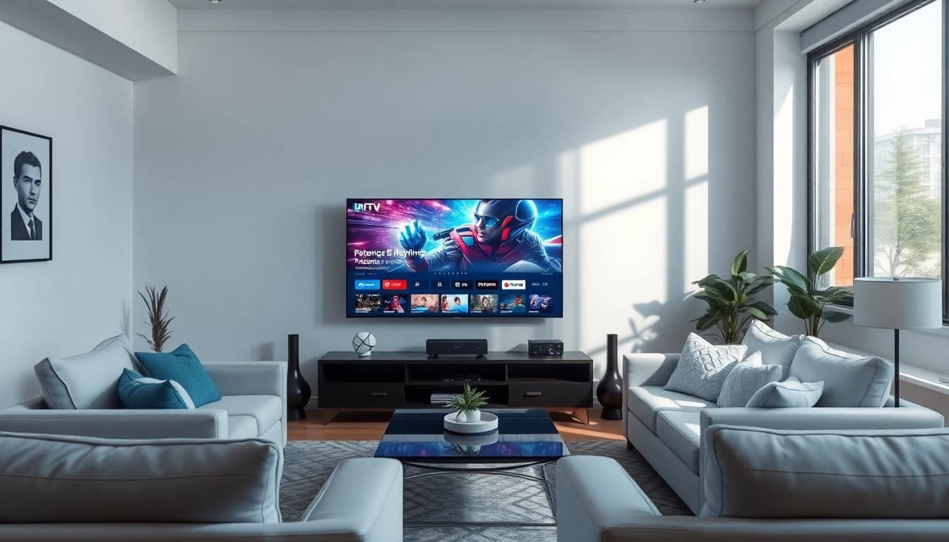 Comprar iptv en un entorno moderno y acogedor con tecnologías avanzadas.