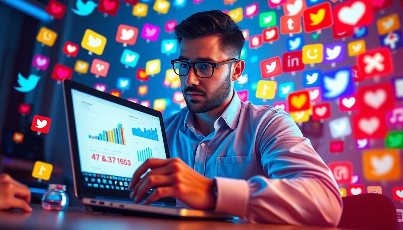インスタ フォロワー 買うことで得られる成長を示すダイナミックなシーン