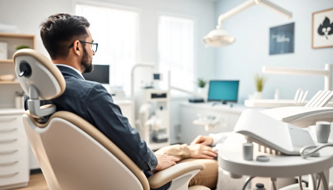 Dr. Shahram Valiani DDS providing compassionate dental care in a modern clinic.