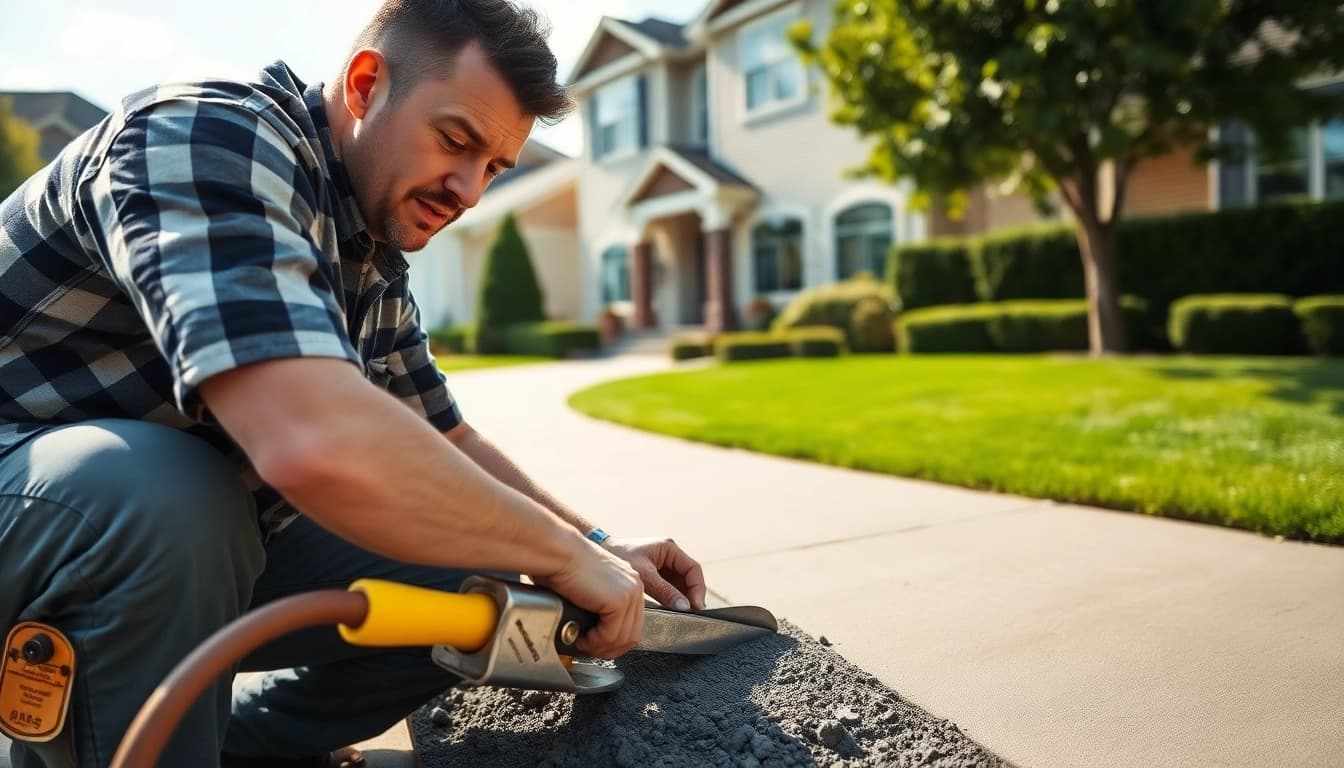 Creating quality driveways with www.1stconcretecontractor.com emphasizing precise craftsmanship