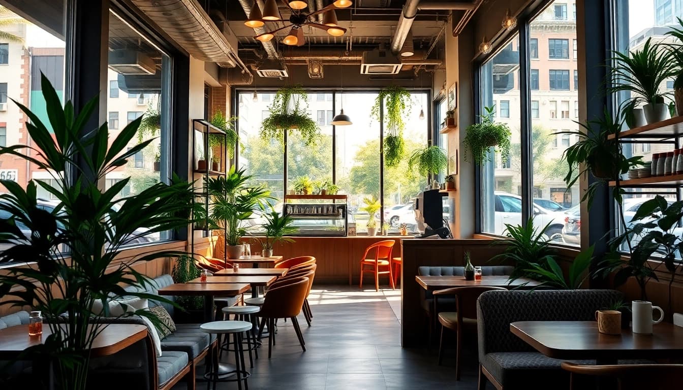 Détendez-vous dans le Cannabis Coffee Shop lloret de mar avec un intérieur accueillant entouré de verdure.