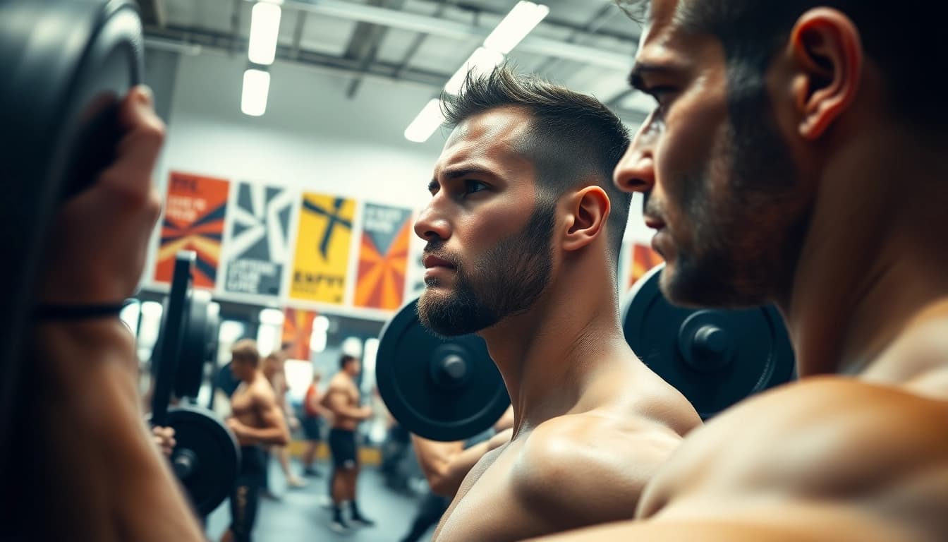 Showcasing athletes focused on achieving their goals with 888 new anabolic steroids in a dynamic gym.