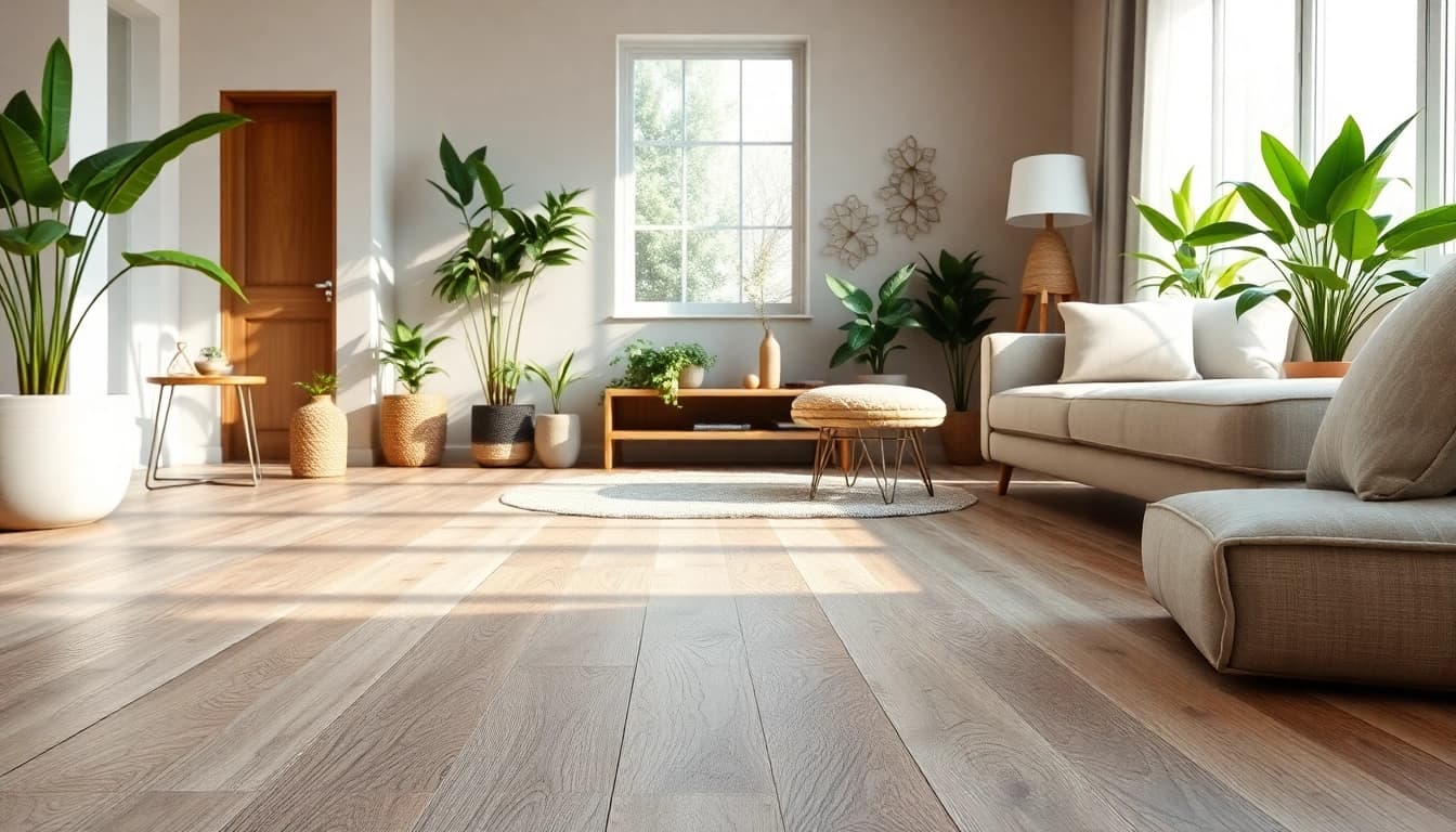 Transform your space with stunning vinyl flooring aesthetics in a cozy setting.