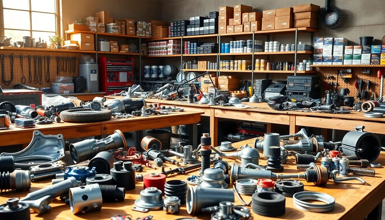 Browse quality OEM parts showcased at https://factoryoemsupply.com/ in a professional workshop setting.