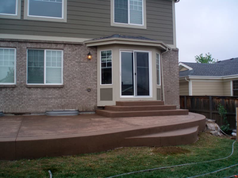 Stamped Concrete Stairs Denver | Upgrade Your Entryway