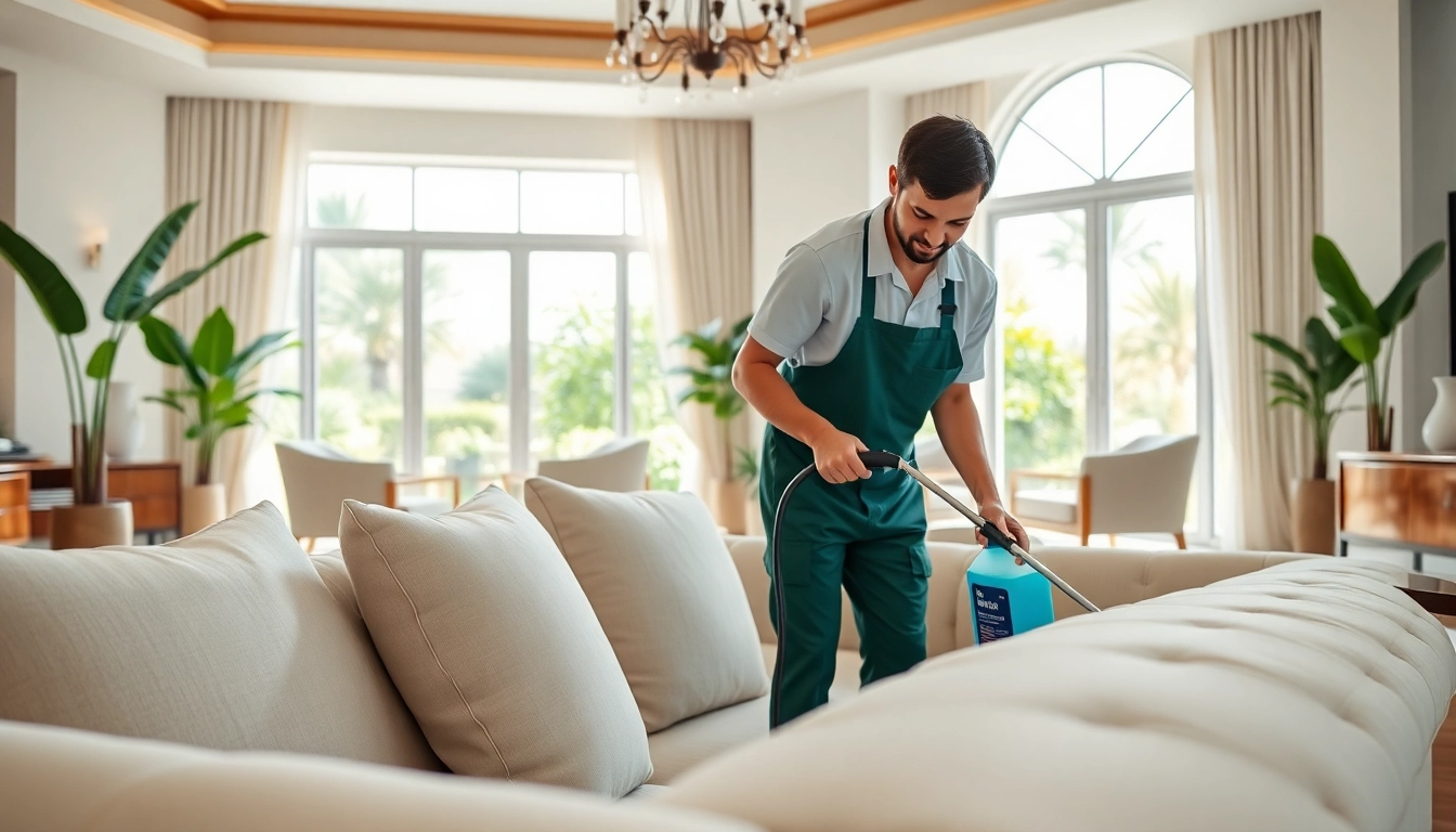 Experience premium Villa Deep Cleaning Services Dubai with a dedicated team transforming a luxury villa.