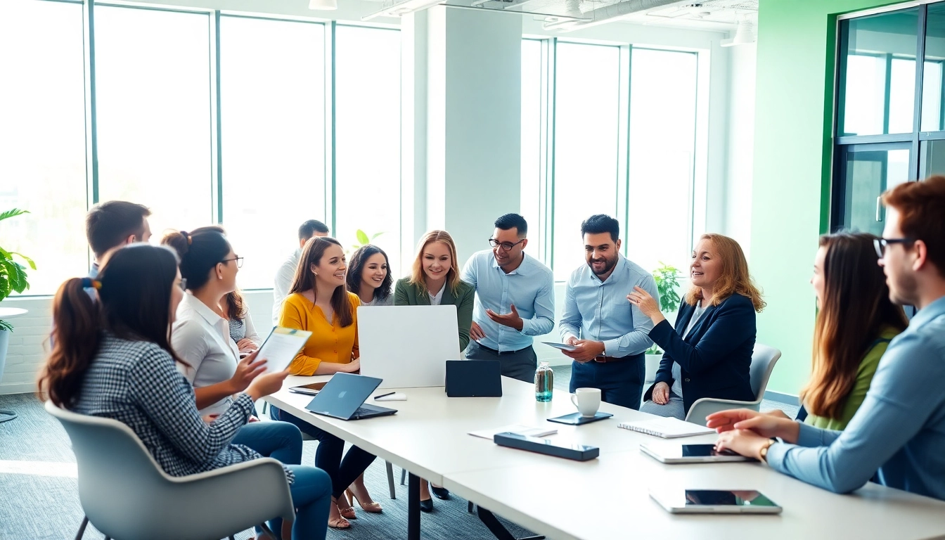 Engaging sales training workshop showcasing teamwork and skill development in a professional setting.