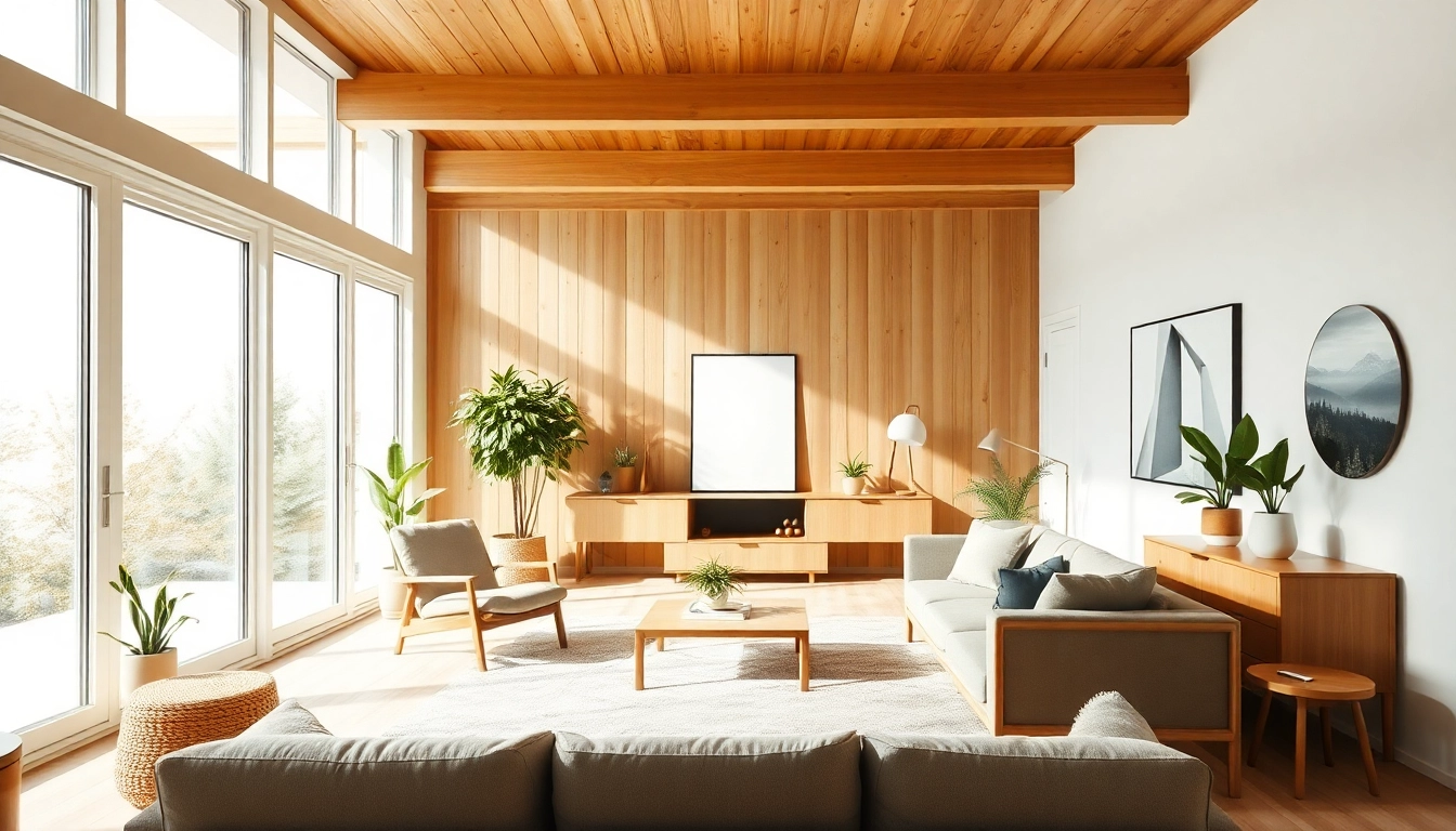 Scandia-inspired minimalist interior with natural lighting and modern furnishings.