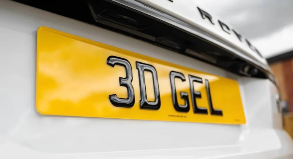 3D Gel Number Plates – Glossy & Durable Styles | Legal Show Plates
