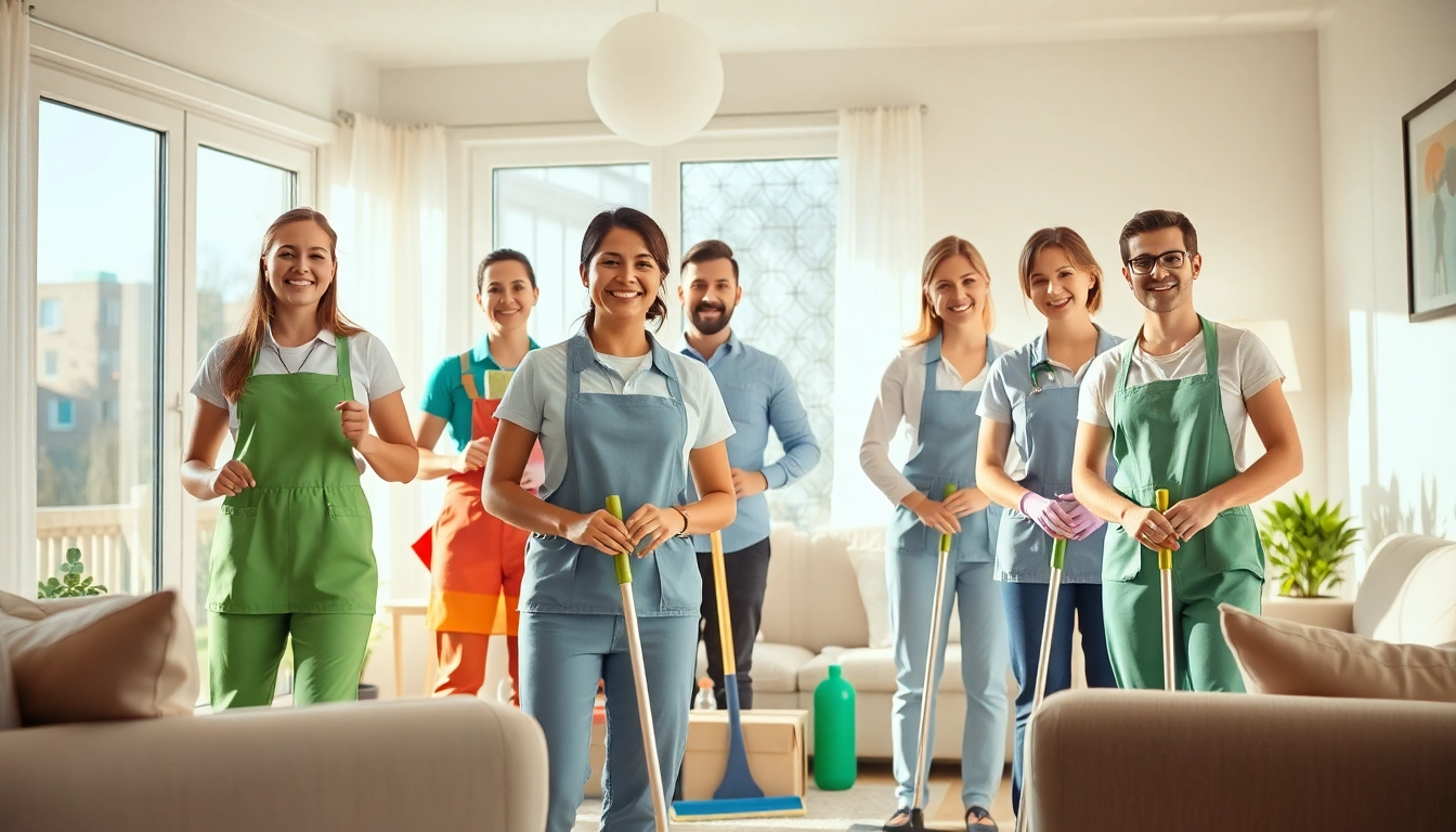 Experience premier services at https://ecocleanellies.com, showcasing cleaners refreshing a cozy living room.