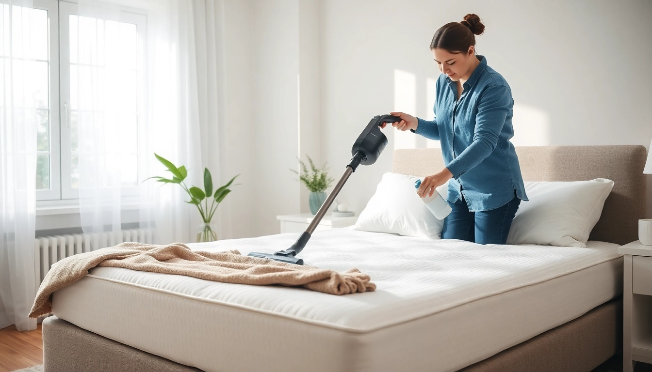 Enhance your sleep quality with expert mattress cleaning Dubai services showcased in a vibrant bedroom.
