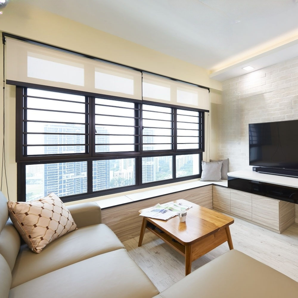 Secure and Stylish Zip track blinds Solutions for Singapore HDB & Condos