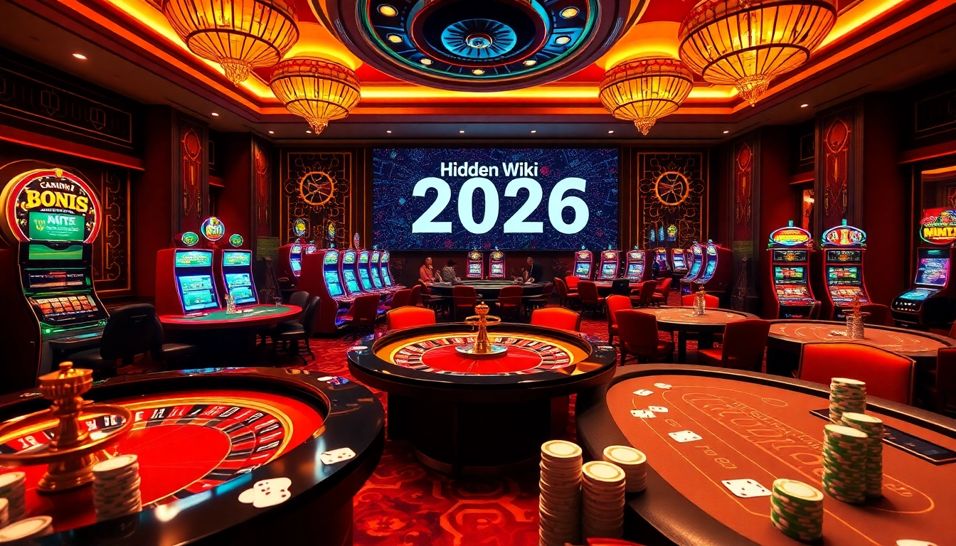 Experience vibrant gambling action at The Hidden Wiki 2026 with luxurious casinos and exciting games.