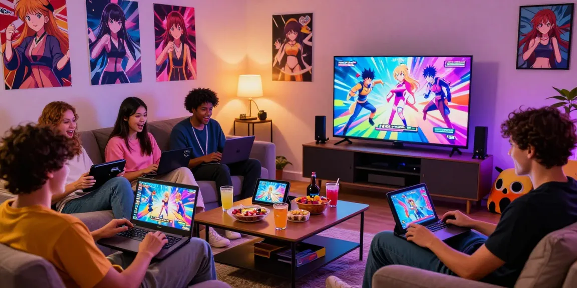Players enjoying engaging hentai games in a cozy setting, showcasing gaming culture and excitement.