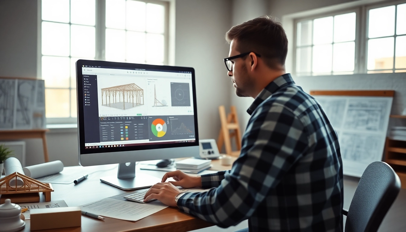 Calculate structural loads with a truss calculator in a professional engineering setting.