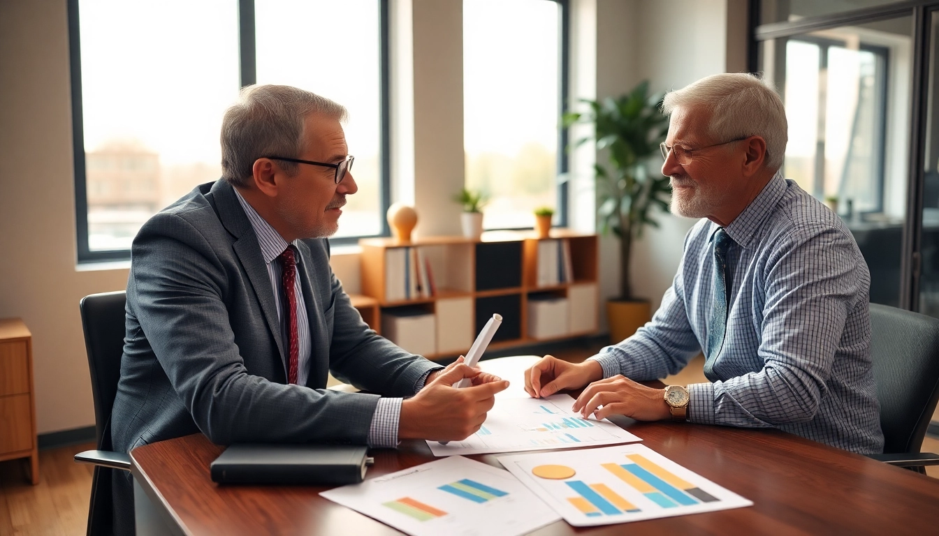 Understanding testamentary trusts during a consultation with a financial expert.