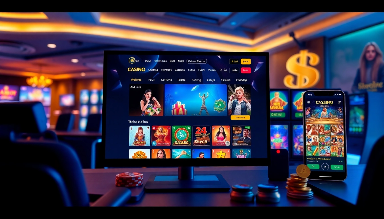 Experience https://whycazino.com with its vibrant online casino platform showcasing various games and secure transactions.