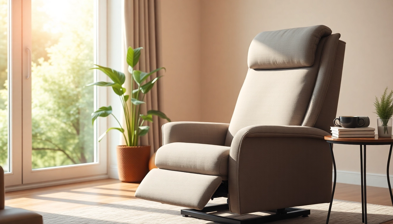Explore the comfort of a tall man lift chair in a beautifully designed living room.