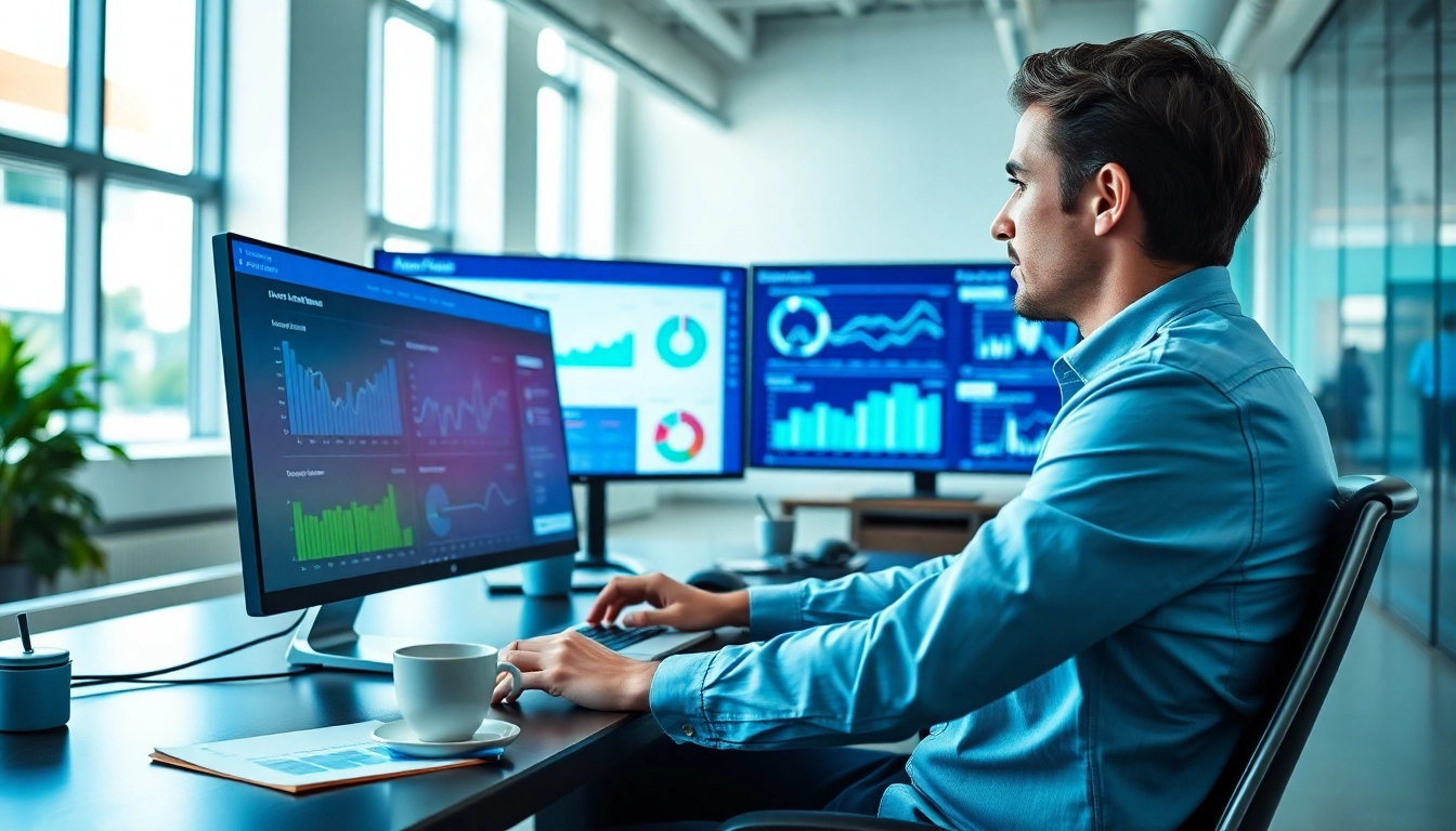 Analyze performance metrics and strategies at https://rr88c.mobi/ in a bright, modern office.