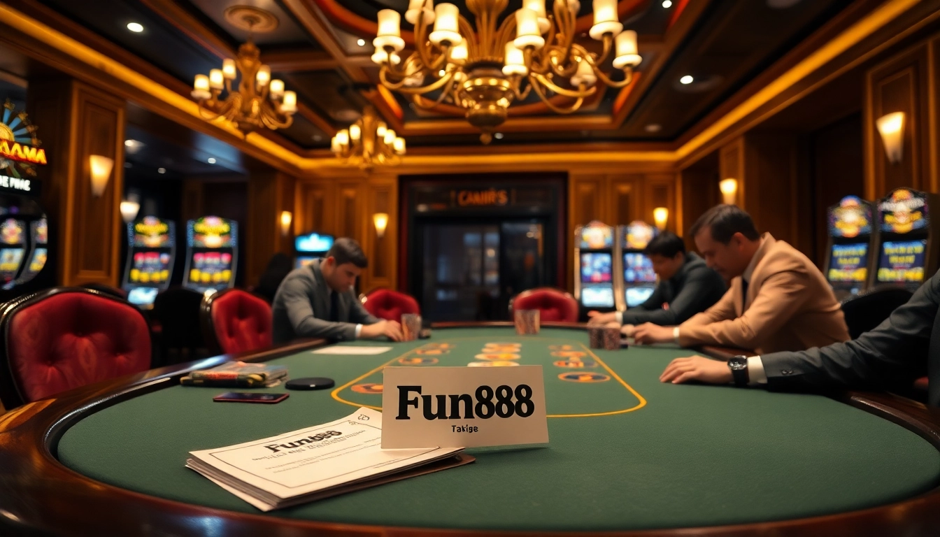 Experience thrilling poker action at Fun88's luxurious casino.