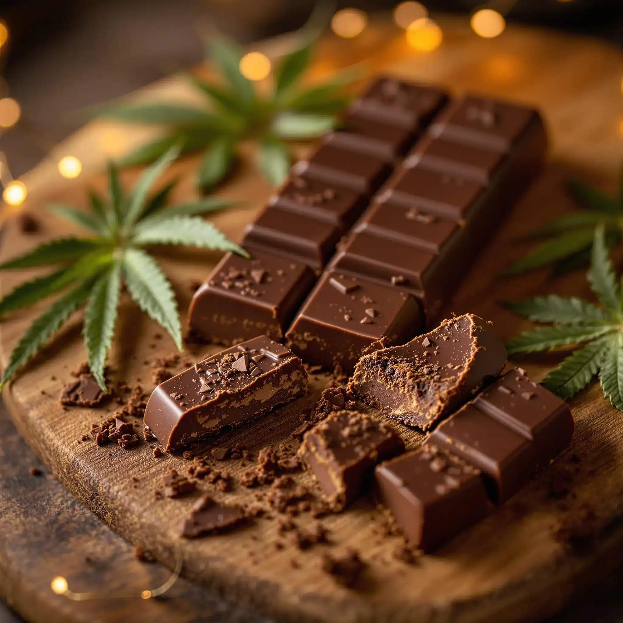 Chocolate Edibles 1000mg Crafted with Premium CBD & THC