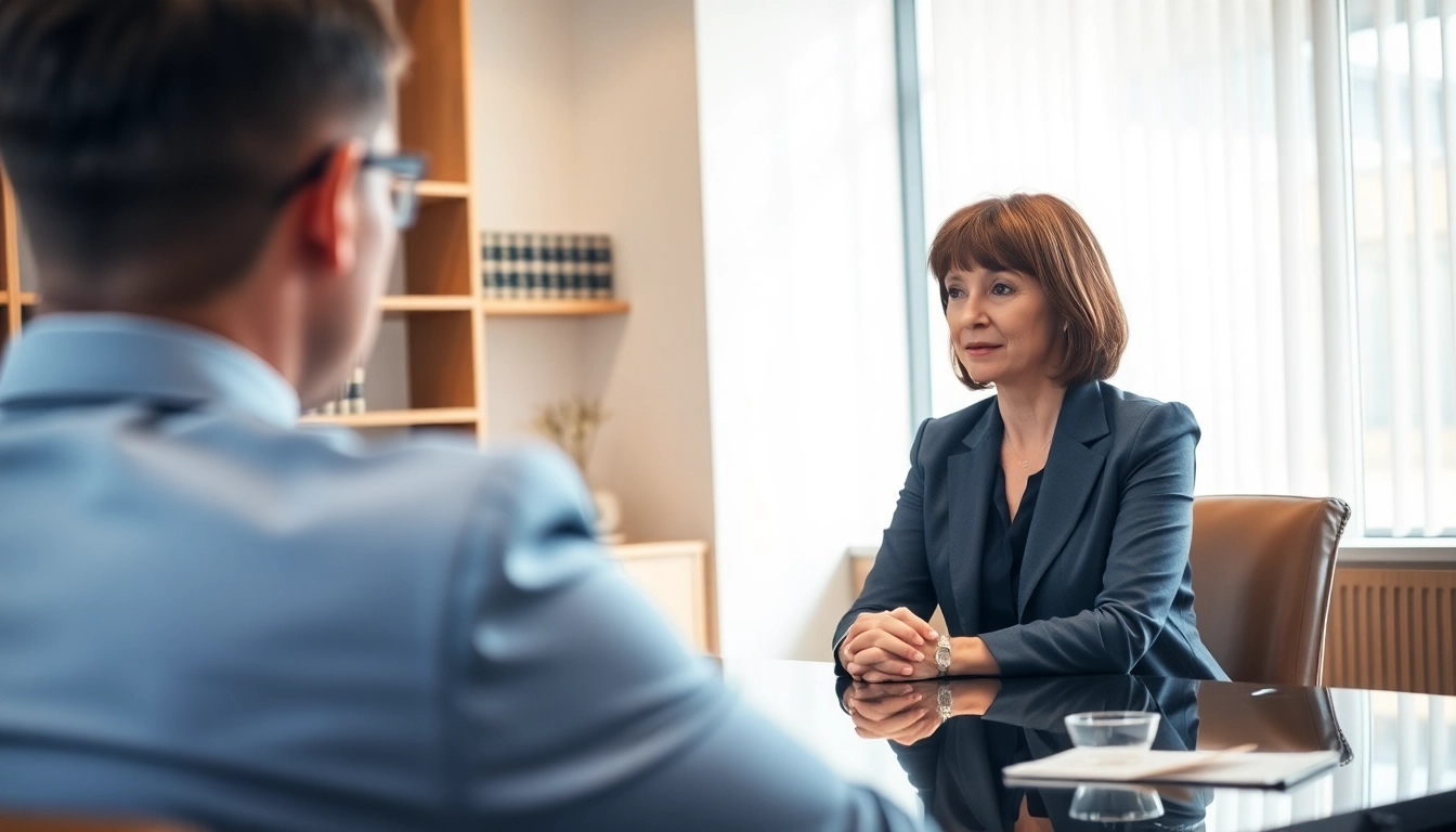 Consultation with a Birmingham Divorce Lawyer in a welcoming office environment