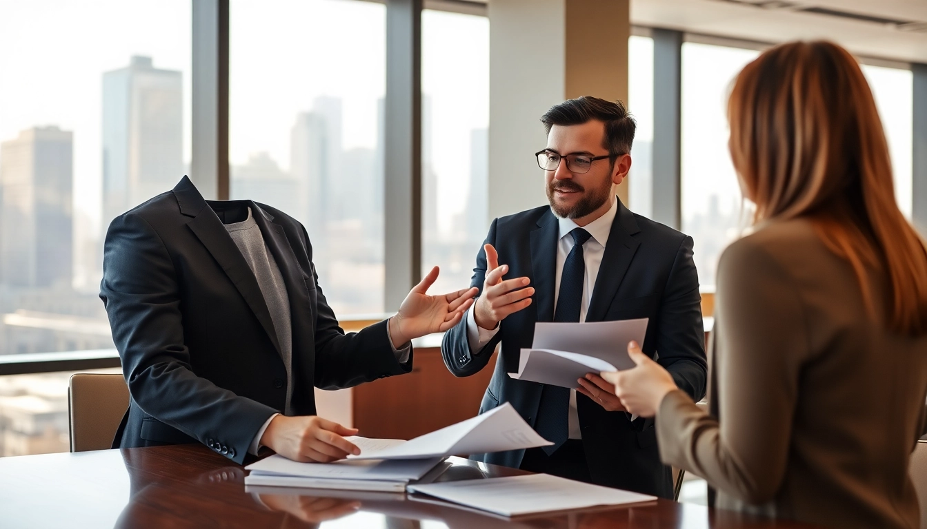 Engaging lawyer-client meeting at https://www.turnpikelaw.com in a modern office setting