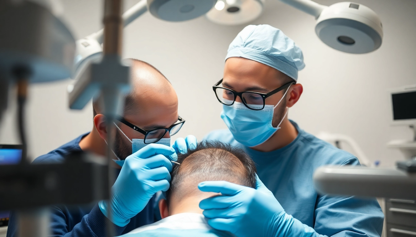 Hair transplant turkey procedure showcasing expert surgeon and patient interaction.