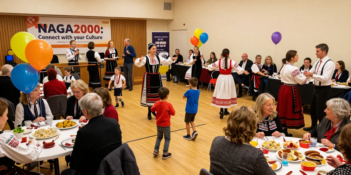 Polish community celebration at NAGA2000 in San Francisco, showcasing cultural unity.