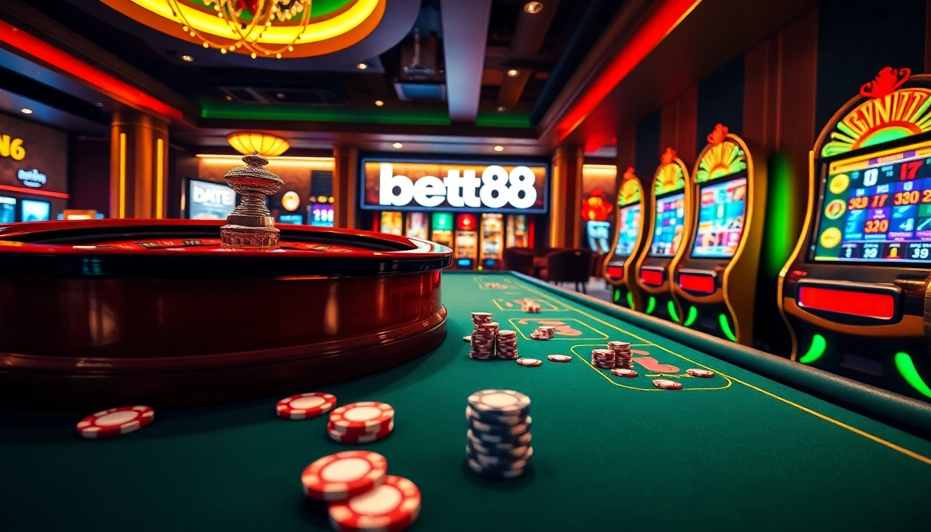 bet88 offers an exciting online gambling experience with vibrant casino games and thrilling poker action.