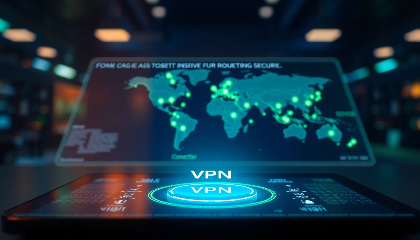 快连下载 VPN app interface showcasing fast connections and global server nodes for online privacy.