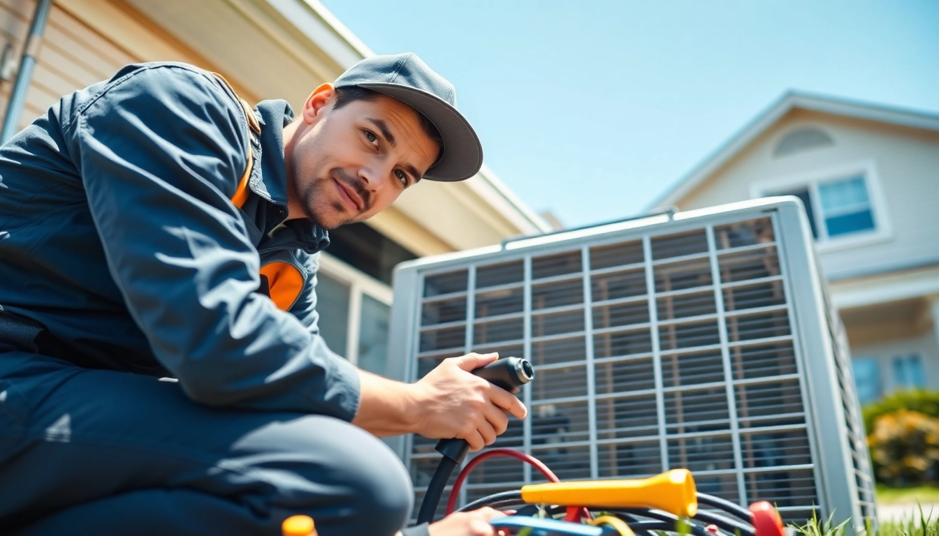 Expert HVAC Repair Tampa technician fixing air conditioning with precision and care.