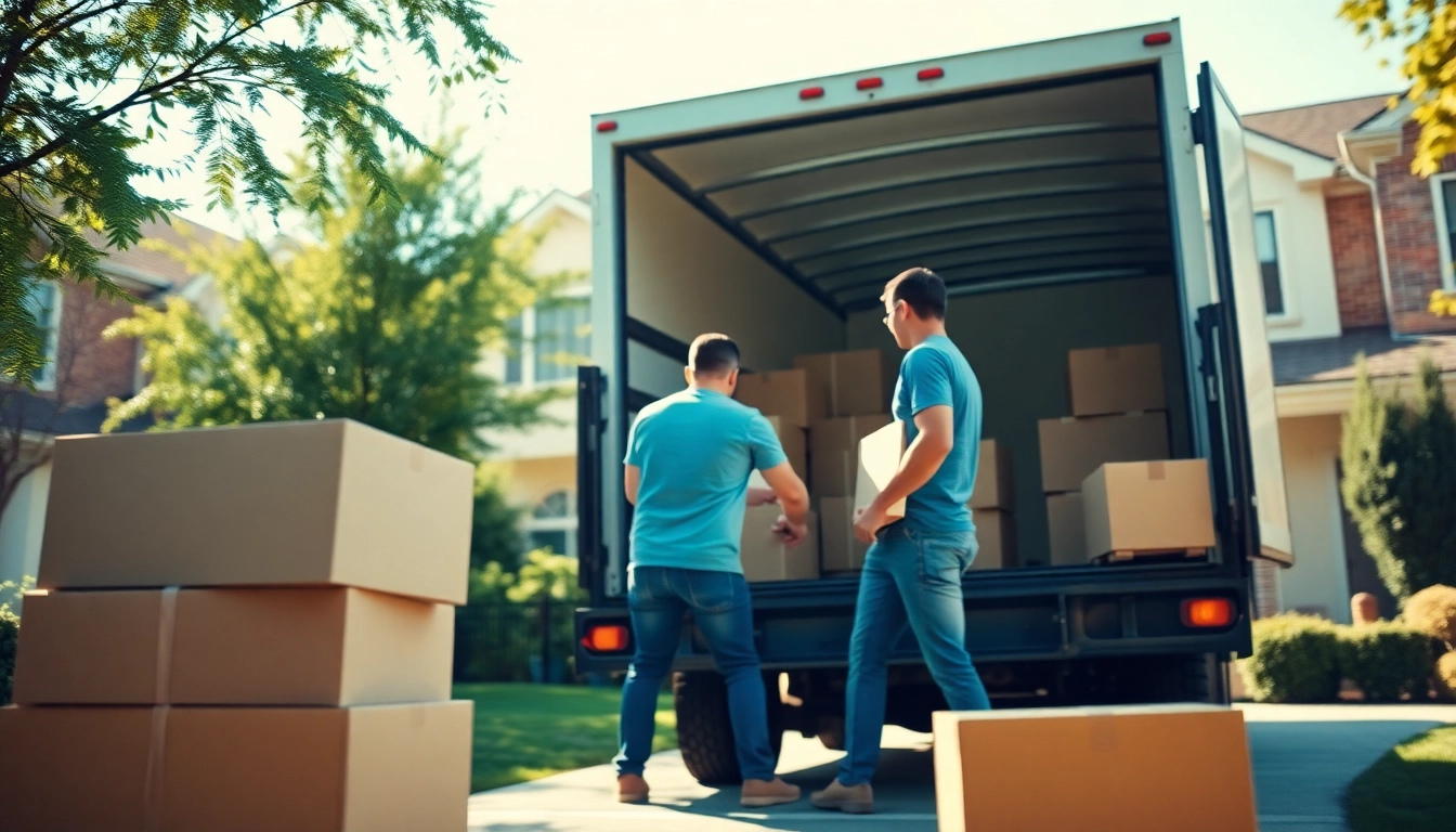 Efficient team handling provincial moving & storage in a serene suburban setting.