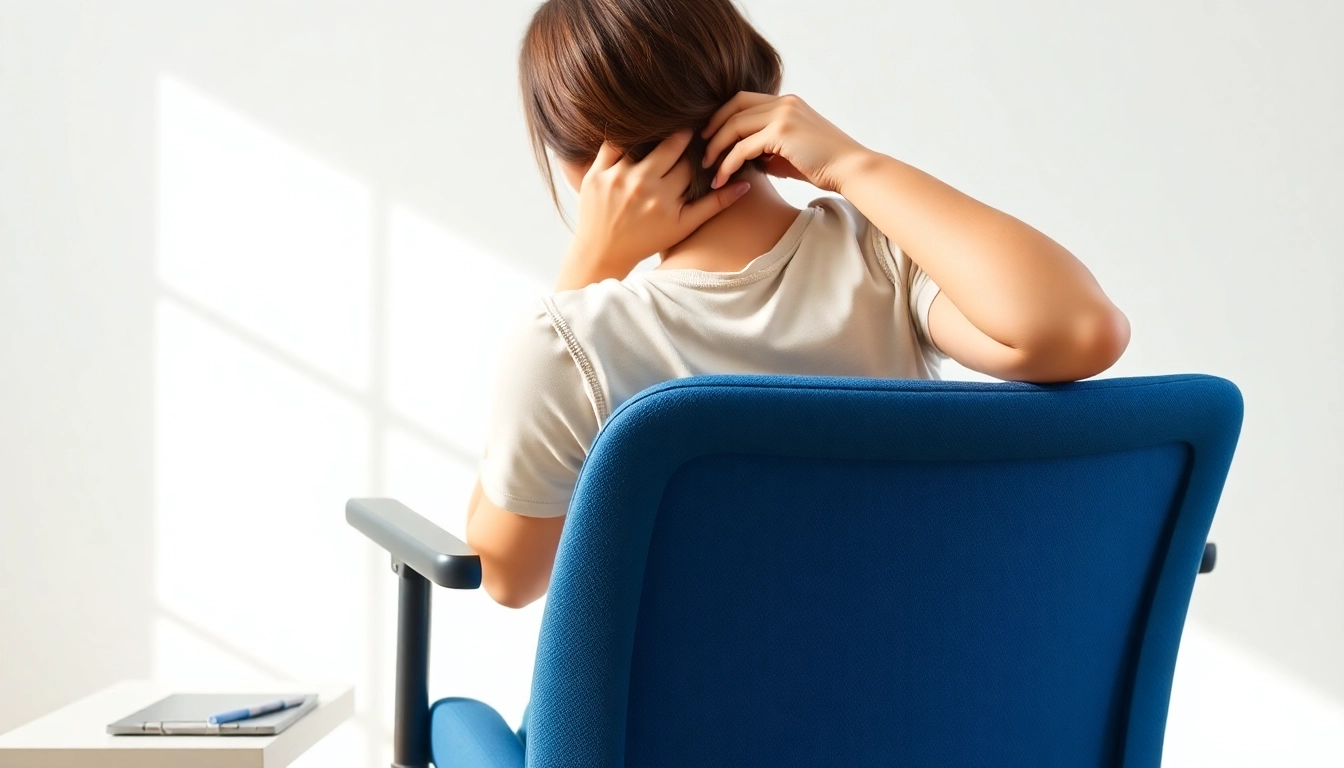 Enhancing posture support with an ergonomic chair in a bright office setting.