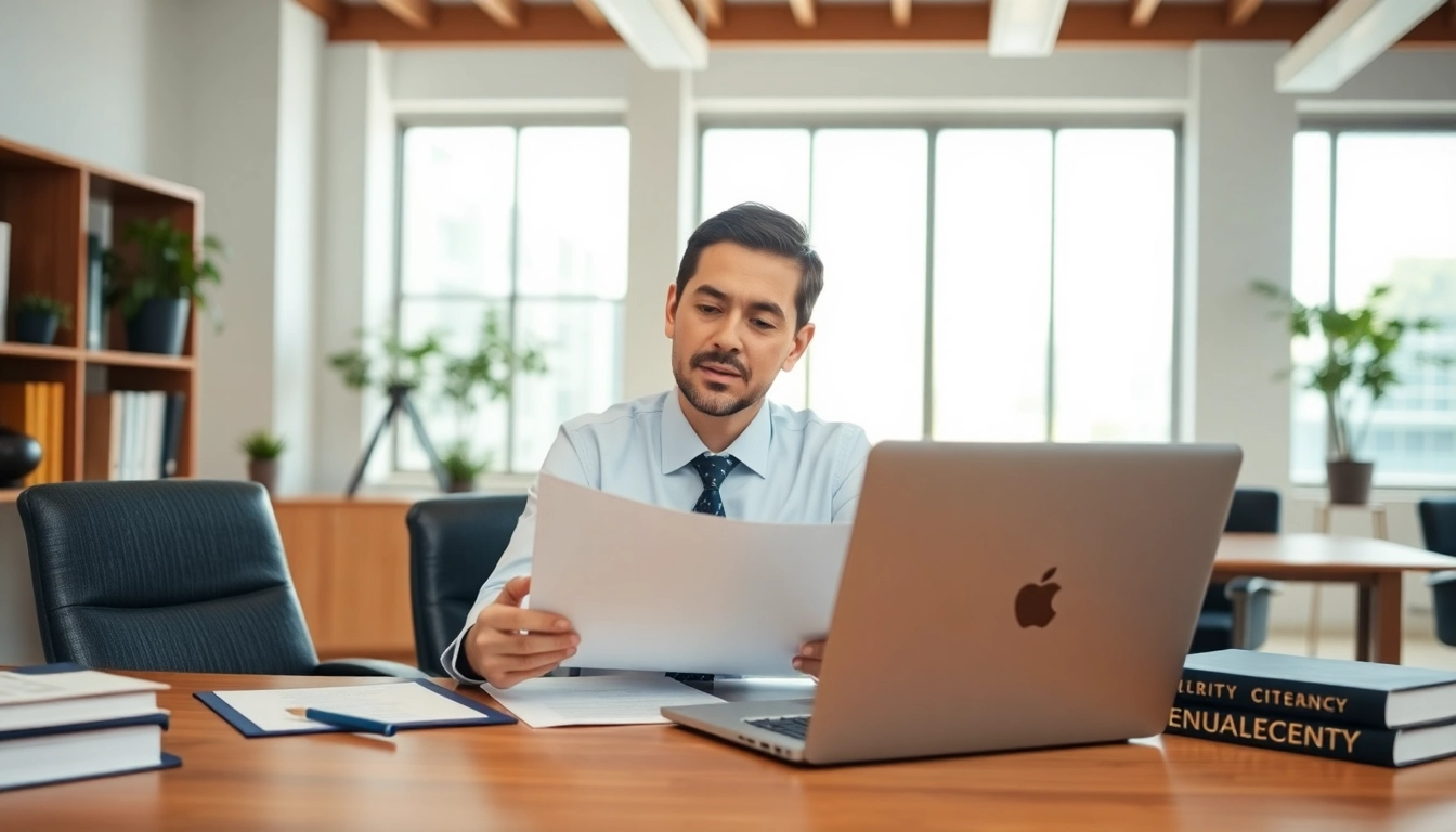 Consultation with a Houston Personal Injury Attorney in a modern office setting
