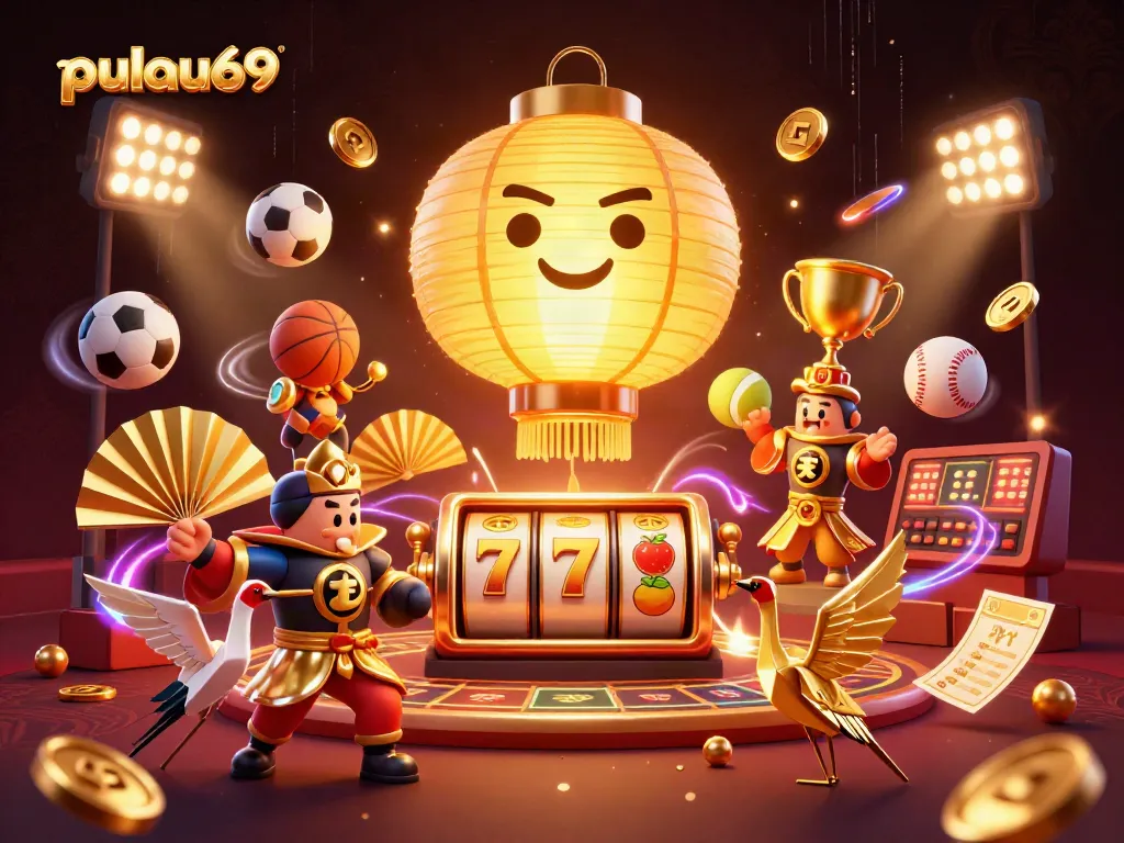Engage with pulau69 for thrilling slot action featuring golden symbols and vibrant game elements.