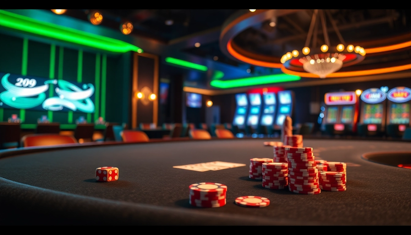 79king players engage in intense action at a luxury poker table with premium chips, playing cards, and a roulette wheel.