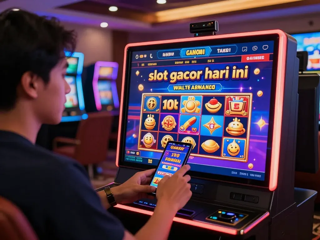 Rasakan sensasi slot gacor hari ini dengan pengaturan perjudian online yang menarik, menampilkan antarmuka permainan yang berwarna-warni dan bonus yang mengesankan.