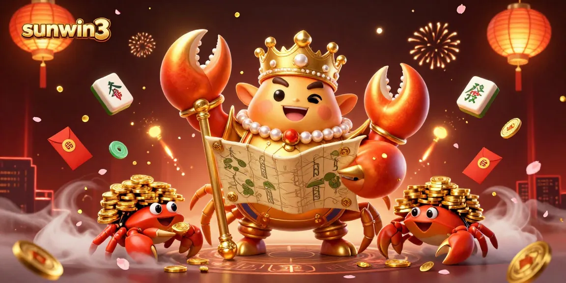 Experience the thrilling atmosphere of sunwin3 with a golden crab emperor and treasure highlights.