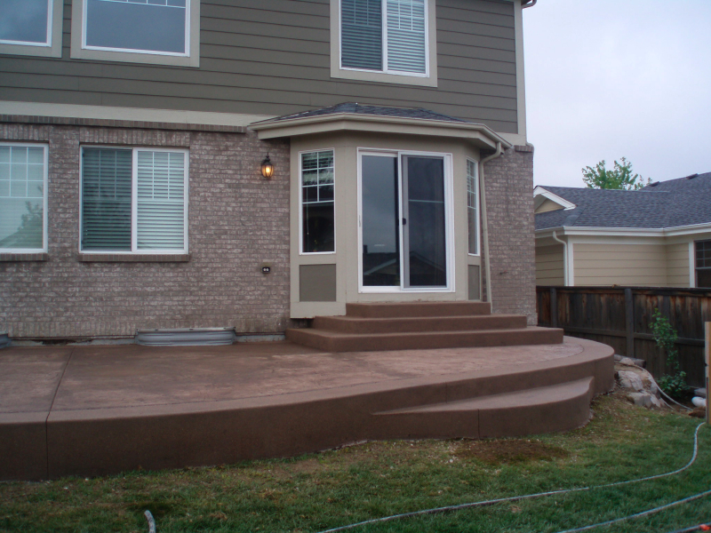 Stamped Concrete Stairs Denver | Upgrade Your Entryway