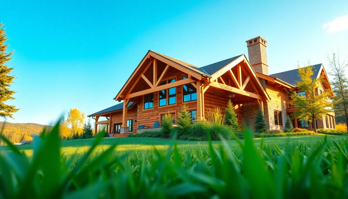 Timber frame solutions displayed in a serene outdoor setting showcasing architectural beauty.