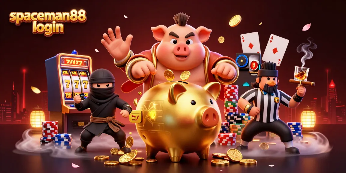 Explore winning strategies on spaceman88 login with an exciting 3D casino scene filled with dynamic action.
