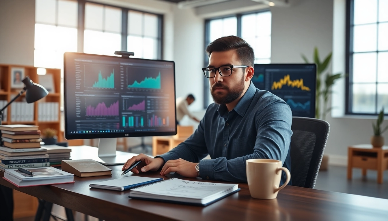 Optimize your digital marketing with insights from https://press.farm in a bright office environment.