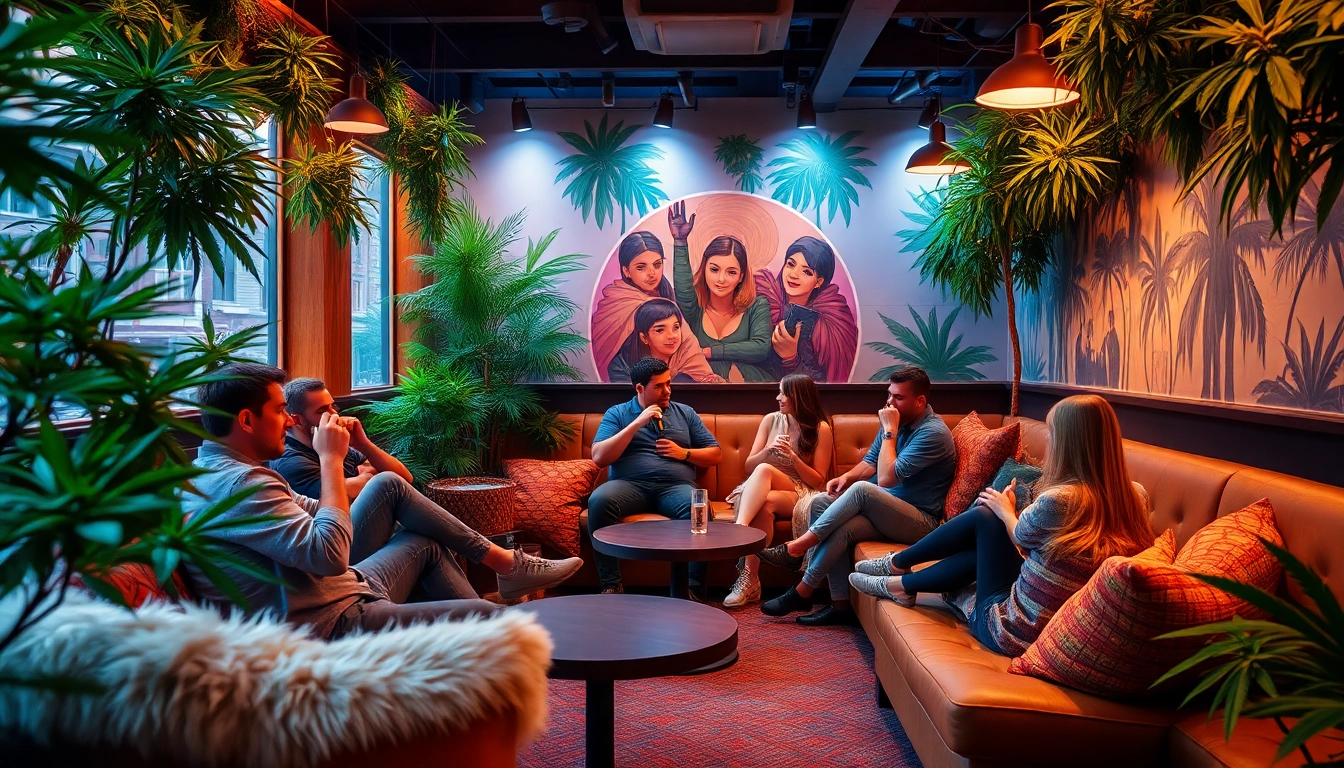 Erleben Sie die Atmosphäre des cannabis club hamburg, wo Freunde und Gemeinschaft im Mittelpunkt stehen.