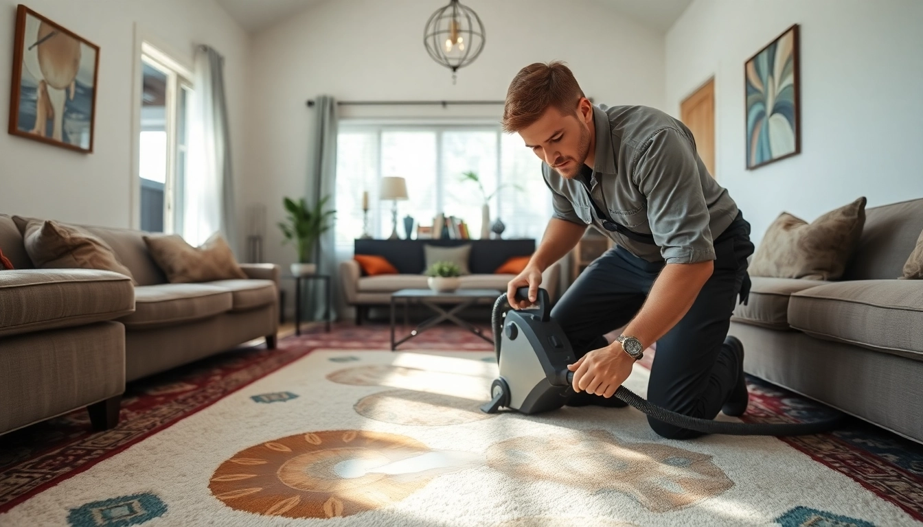 Expert carpet cleaning lincoln ca professional removing stains from a living room.