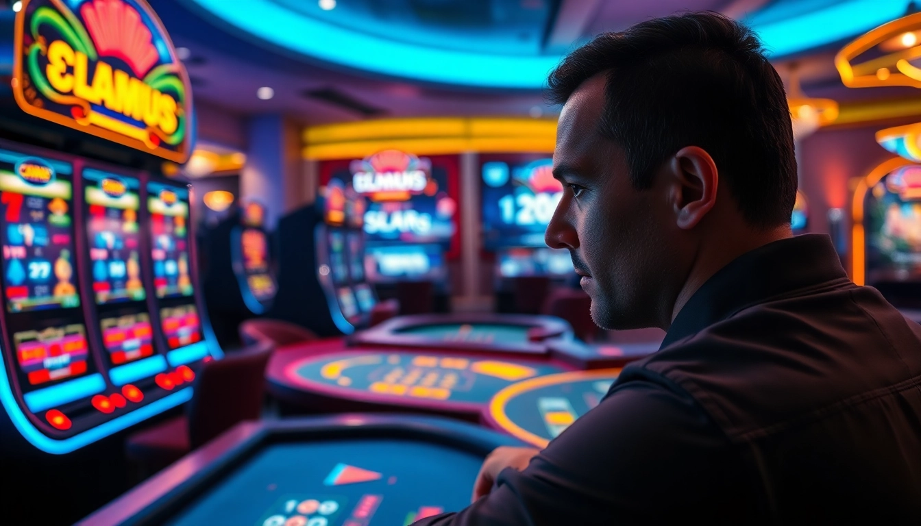 Engaging online casino experience on https://duel-rewards.com showcasing vibrant game elements and player excitement.